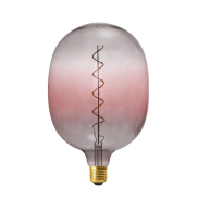 Daylight Italia Coriandoli Egg XL lampe LED - Ø 18 x 27 cm - E27 - 4W dimmable - rose/gris