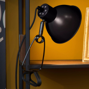 Lucide Moys - lampe à pince - 32,5 x 14 x 12,7 cm - noir