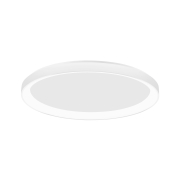 Nova Luce Pertino - plafonnier - Ø 48 x 6 cm - 38W LED dimmable inclus - blanc sable