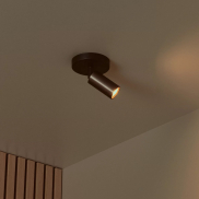 Lucide Ritmo - spot apparent - 10 x 10 x 11,1 cm - café