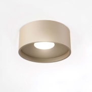 Artdelight Oran - plafonnier - Ø 12 x 5 cm - 10W LED dimmable inclus - IP54 - noir
