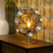 Lucide Hannelore - lampe à poser - Ø 25 x 29,2 cm - or