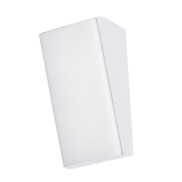 Nova Luce Keen - applique murale extérieure - 9 x 7 x 18 cm - 12W LED inclus - IP65 - blanc