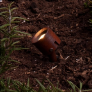Nova Luce Sento - spot sur piquet - Ø 3,5 x 5 cm - 3W LED inclus - IP65 - corten