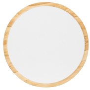 ETH Ruby - plafonnier - Ø 30 x 2,4 cm - 3 niveaux dimmables - 24 LED inclus - IP44 - bois