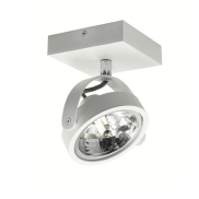 Artdelight Wajer - spot en saillie - 12 x 12 x 14 cm - 3,5W LED dimmable inclus - blanc