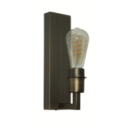 Artdelight Movano - applique murale - 13 x 8,7 x 17,8 cm - bronze foncé