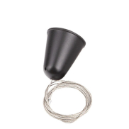 Maxlight - câble de suspension pour rails 3F - 500 cm - noir