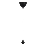 Nordlux Basic - lampe suspendue - Ø 12,4 x 200 cm - noir