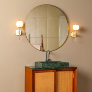 Lucide Elda - applique murale - 18,4 x 12 x 34,5 cm - IP44 - or