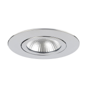 Integral LED Lux Ultra Slim - spot à encastrer - Ø 83 mm, Ø 65 mm à encastrer - LED 6,5W dimmable inclus - chrome