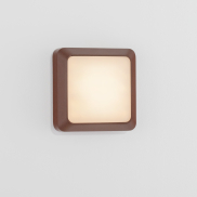 Nova Luce Appia - applique murale extérieure - 12,5 x 12,5 x 3,8 cm - 5W LED inclus - IP54 - corten