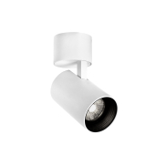 Nova Luce Miniair - spot en saillie - Ø 6,3 x 17 cm - 10W LED inclus - blanc