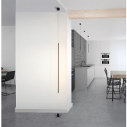 Nova Luce Elettra - lampe suspendue/support - Ø 7 x 300 cm - 20W LED inclus - noir sable