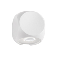 Nova Luce Zari - applique murale extérieure - 5,5 x 6,5 x 6,5 cm - 2 x 2W LED inclus - IP54 - blanc