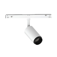 VK Lighting Eiva - système de rail magnétique - spot sur rail avec zoom - Ø 4,5 x 9 cm - 15W LED inclus - Dimmable DALI - blanc