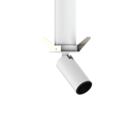 VK Lighting Coko - spot encastrable avec rosace encastrée - Ø 3,5 x 7,3 cm - Ø 60 mm taille de montage, Ø 50 mm taille d'encastrement - 6W LED incl. - blanc
