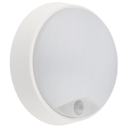 Century Italia Forma - plafonnier et applique murale - Ø 21,4 x 8 cm - 14W LED inclus - avec détecteur de mouvement - couleur de lumière réglable - IP54 - blanc