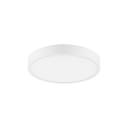 Nova Luce Perfect Profile - plafonnier télécommandé (excl.) - Ø 40 x 10 cm - 20W LED dimmable inclus - 2700K-6000K - blanc
