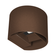 Century Italia Up & Down - applique murale - 13,5 x 12 x 10 cm - 10W LED inclus - couleur de lumière réglable - IP65 - brun