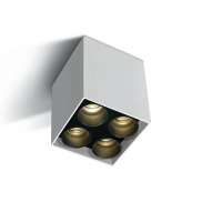 ONE Light Dark Light Tubes de plafond - plafonnier - 6,4 x 6,4 x 8,4 cm - 10W LED inclus - blanc