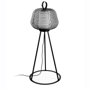 Faro Nara - lampadaire - 56 x 120 x 46 cm - IP65 - noir mat