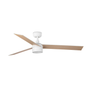 Faro Rudder Tek 3 L - ventilateur de plafond avec lumière - Ø 132 cm - blanc mat - 2700K