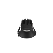 Nova Luce Luela - spot encastré - Ø 85 mm - taille d'encastrement 75 mm - 13W LED inclus - noir - 3000K