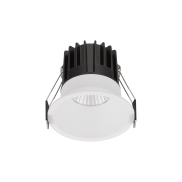 Nova Luce Luela - spot encastré - Ø 85 mm - taille d'encastrement 75 mm - 13W LED inclus - blanc - 3000K