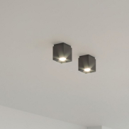 Nordlux Ethan - spot en saillie - 10,5 x 10,5 x 12 cm - noir