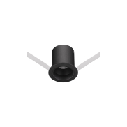 Nova Luce Uho - spot encastré - Ø 45 mm - taille d'encastrement 38 mm - 3W LED inclus - noir