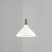 Design for the People Nori 27 - lampe suspendue - Ø 27 x 33,5 cm - blanc