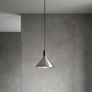 Design for the People Nori 27 - lampe suspendue - Ø 27 x 33,5 cm - acier brossé