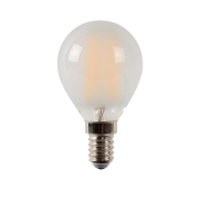 Lucide Ampoule à filament LED - Ø 4,5 x 7,7 cm - E14 - 4W dimmable - 2700K - albâtre