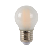 Lucide Ampoule à filament LED - Ø 4,5 x 7,4 cm - E27 - 4W dimmable - 2700K - albâtre
