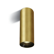 ONE Light Chill Out Cylinder GU10 - spot en saillie 1L - Ø 7,5 x 25 cm - laiton brossé