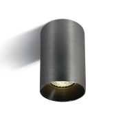 ONE Light Chill Out Cylinder GU10 - spot en saillie 1L - Ø 7,5 x 13,5 cm - gris métal