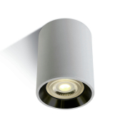 ONE Light Dark Light Cylinders - plafonnier - Ø 7 x 10 cm - blanc et noir
