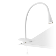 Faro Lena - lampe à pince - 6 x 38 x 37 cm - 3W LED inclus - blanc mat