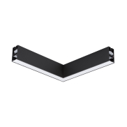 Nova Luce Dido - profilé d'éclairage linéaire - 34,5 x 3,8 x 7 cm - 20W LED inclus - noir - couleur de lumière blanche