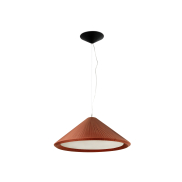 Faro Saigon-in - lampe suspendue - Ø 70 x 27,5 cm - terre cuite