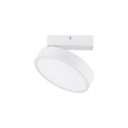 Nova Luce Perfect Profile - plafonnier télécommandé (incl.) - Ø 20 x 9,5 cm - 20W LED dimmable inclus - 2700K-6000K - blanc
