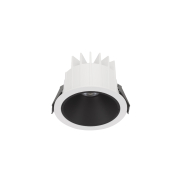 Nova Luce Brady - spot encastré - Ø 10 x 7,5 cm - Ø 90 mm encastré - 10W LED inclus - IP67- blanc avec noir