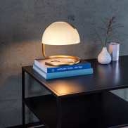 Lucide Cato - lampe à poser - Ø 23,5 x 25 cm - blanc