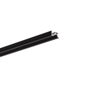 Klus MICRO-30DEG-K - profil LED encastré avec angle lumineux incliné de 30 degrés - 2,64 x 1,12 cm - noir