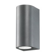 Nova Luce Nero - applique d'extérieur - 7 x 8 x 15 cm - IP54 - gris foncé