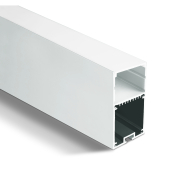 ONE Light Profils larges en surface/suspendus - 3.6 x 6.7 cm - longueur 200 cm - blanc