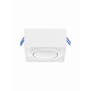 Nova Luce Brook - spot encastré - 9,6 x 9,6 x 7,8 cm, encastré 79 mm - blanc