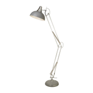 Searchlight Goliath - lampadaire - 30 x 170 cm - chrome et gris