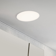 Nova Luce Perfect Profile Trimless - spot encastré - Ø 640 mm, 670 mm encastré - 40W LED dimmable inclus - 3000K - blanc